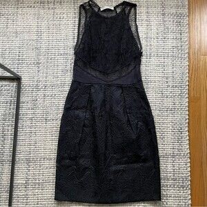 Stella McCartney Black Lace Embroidered Mini Dress 6